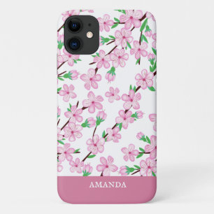 11 Estuche para iPhone Funda de flores de cerezo