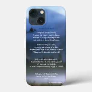 13 Mini Estuche para iPhone Funda de oración de serenidad