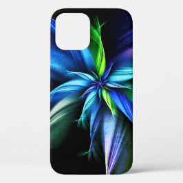 12 Pro Estuche para iPhone Funda fractal floral y especta