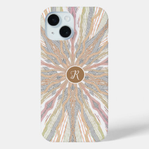 Funda Para iPhone 15 Estuche para iPhone Funda-Mate abstraído