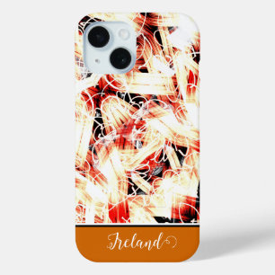 Funda Para iPhone 15 Estuche para iPhone Funda-Mate abstraído