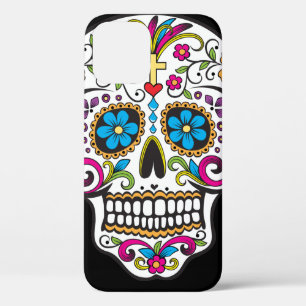 Funda Para iPhone 12 Estuche para iPhone Funda-Mate Candy Skull colorid