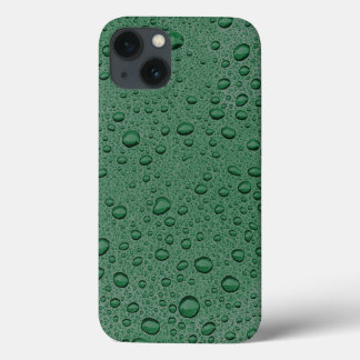 Funda Para iPhone 13 Estuche para iPhone Funda-Mate con gotas de agua v
