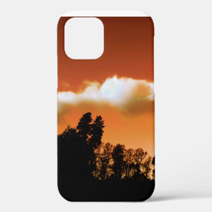 Funda Para iPhone 12 Estuche para iPhone Funda-Mate de árboles de sol
