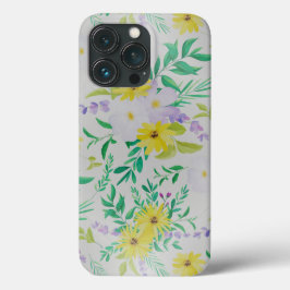 Funda Para iPhone 13 Pro Estuche para iPhone Funda-Mate de Flores Silvestre