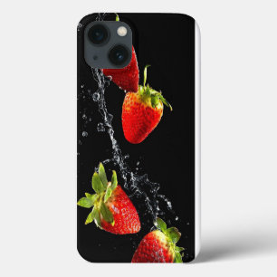 Funda Para iPhone 13 Estuche para iPhone Funda-Mate de fresa
