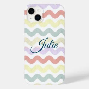 Funda Para iPhone 14 Plus De Case-Mate Estuche para iPhone Funda-Mate de ondas de color (