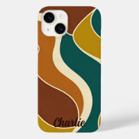 Estuche para iPhone Funda-Mate de ondas retro mini