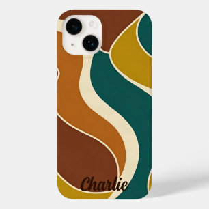 Funda Para iPhone 14 De Case-Mate Estuche para iPhone Funda-Mate de ondas retro mini