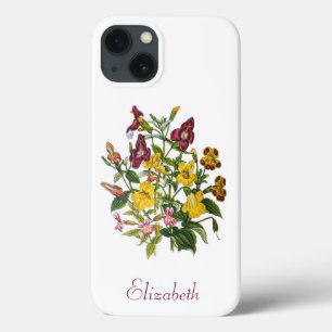 Funda Para iPhone 13 Estuche para iPhone Funda-Mate Monkey-Flowers pers