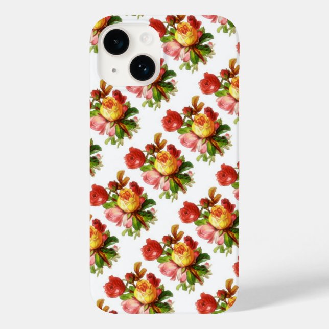 Funda De Case-Mate Para iPhone Estuche para iPhone Funda-Mate para Rosas ingleses (Reverso )