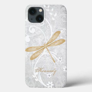 Funda Para iPhone 13 Estuche para iPhone Funda-mate personalizado Gold