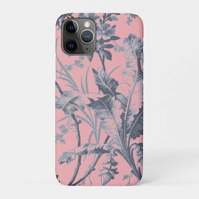 Funda De Case-Mate Para iPhone Estuche para iPhone Funda-Mate rosado botánico (Reverso)