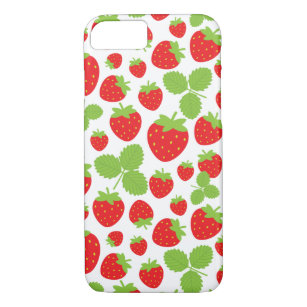 Funda Para iPhone 8/7 Estuche para iPhone Funda-Mate Strawberries