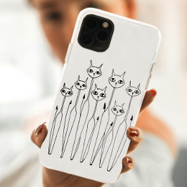 Funda Para iPhone 14 De Case-Mate Estuche para iPhone (gatos dibujados a mano)