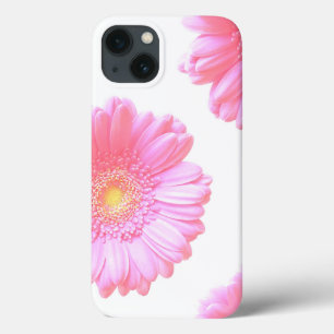 Funda Para iPhone 13 Estuche para iPhone gerbera Funda-mate rosa claro