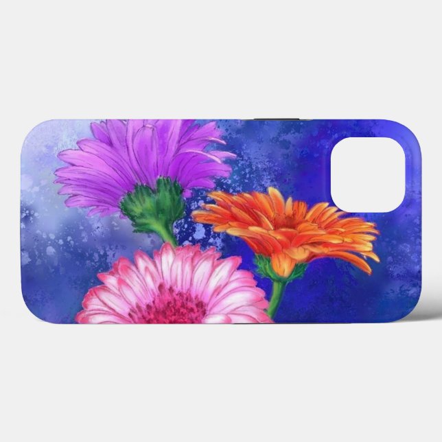 Funda De Case-Mate Para iPhone Estuche para iPhone Gerberas Hermosas Flores (Reverso (Horizontal))