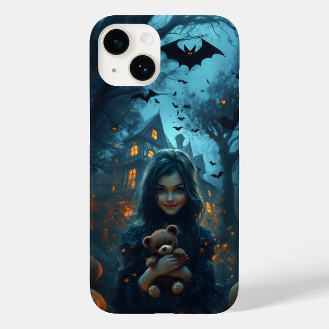 Funda De Case-Mate Para iPhone Estuche para iPhone Ghost, Chica fantasmal (Reverso )