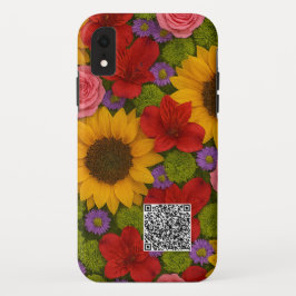 Funda Para iPhone XR Estuche para iPhone girasol y Rosa / iPad