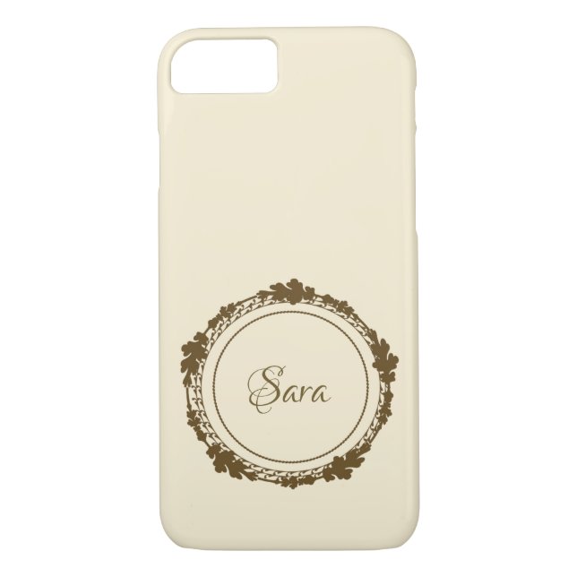 Funda De Case-Mate Para iPhone Estuche para iPhone Gold personalizado (Reverso)