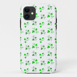 title_seo2 Estuche para iPhone Green Shamrock Pattern