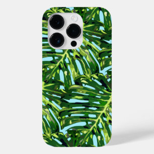 Funda Para iPhone 14 Pro De Case-Mate Estuche para iPhone Green Tropical Leaves