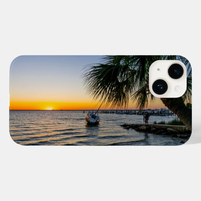 Funda De Case-Mate Para iPhone Estuche para iPhone Gulf Breeze Florida Sunset (Reverso  (Horizontal))