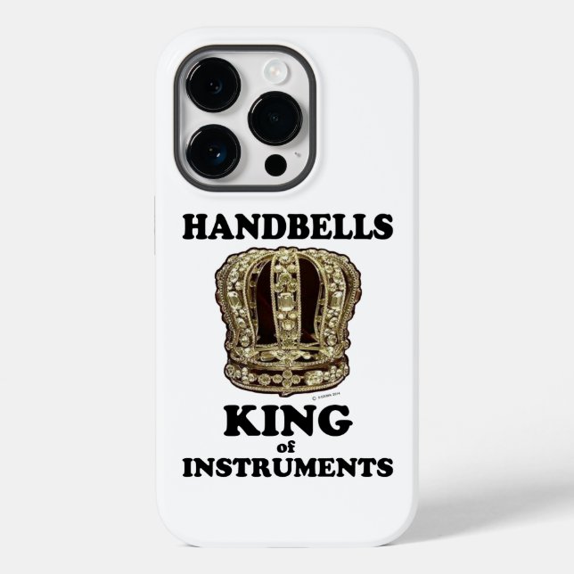 Funda De Case-Mate Para iPhone Estuche para iPhone Handbell King de instrumentos  (Reverso )
