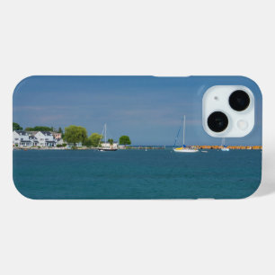 Funda Para iPhone 15 Estuche para iPhone Harbour Mackinac Island Funda-