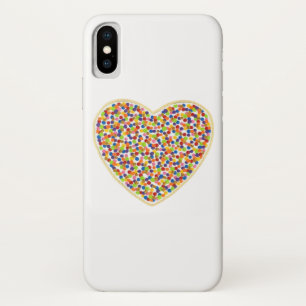 Funda Para iPhone X Estuche para iPhone Heart Dots