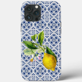 Funda Para iPhone 13 Pro Max Estuche para iPhone / iPad de azulejos azul Amalfi