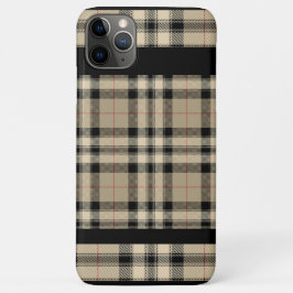 Funda Para iPhone 11 Pro Max Estuche para iPhone/iPad de color Beige y negro cl