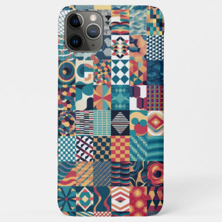 Funda Para iPhone 11 Pro Max Estuche para iPhone/iPad de Grid Collage artístico