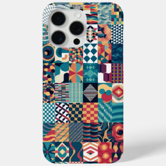 Funda Para iPhone 15 Pro Max Estuche para iPhone/iPad de Grid Collage artístico