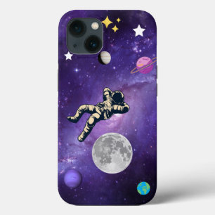 Funda Para iPhone 13 Estuche para iPhone / iPad de luna espacial y estr
