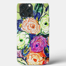 Estuche para iPhone / iPad de Peonies Arransino pa