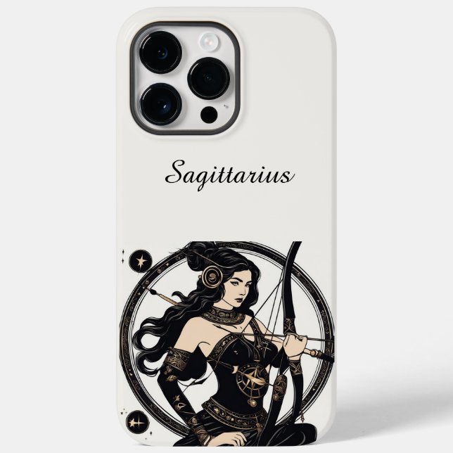 Funda De Case-Mate Para iPhone Estuche para iPhone/iPad de Rótulo Zodiac Sagittar (Reverso )