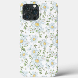Funda Para iPhone 13 Pro Max Estuche para iPhone / iPad de White Daisies