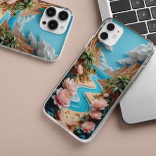 Funda Para iPhone 15 Estuche para iPhone/iPad del río Bloom Tropical