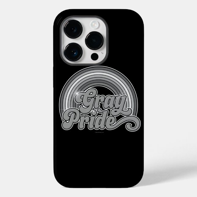 Funda De Case-Mate Para iPhone Estuche para iPhone / iPad Gray Pride (Jubilado Se (Reverso )