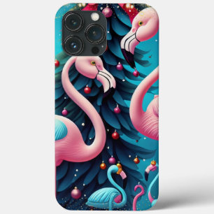 Funda Para iPhone 13 Pro Max Estuche para iPhone/iPad para Navidades de flamenc