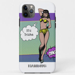 Funda Para iPhone 11 Pro Max Estuche para iPhone / iPad Rockabilly Babe HAMbWG