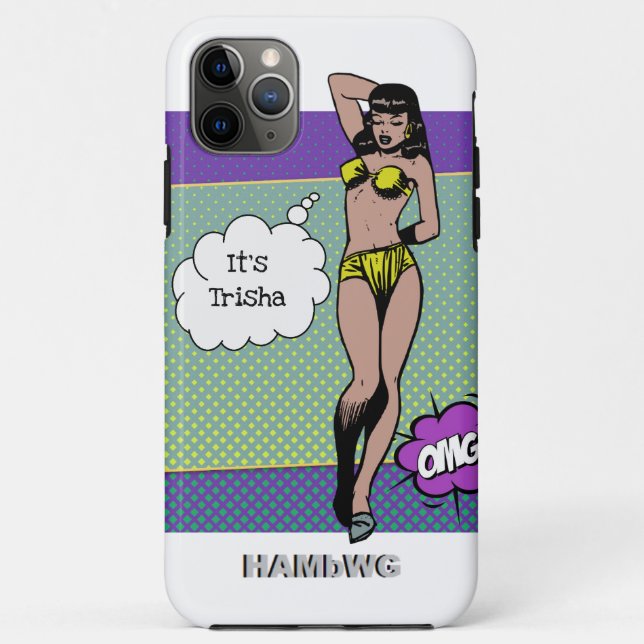 Funda De Case-Mate Para iPhone Estuche para iPhone / iPad Rockabilly Babe HAMbWG (Reverso)
