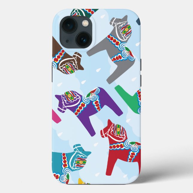 Funda De Case-Mate Para iPhone Estuche para iPhone / iPad SCANDINAVIAN DALA HORSE (Reverso )