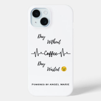 Funda Para iPhone 15 Estuche para iPhone / iPad "Sin café, sin vida"