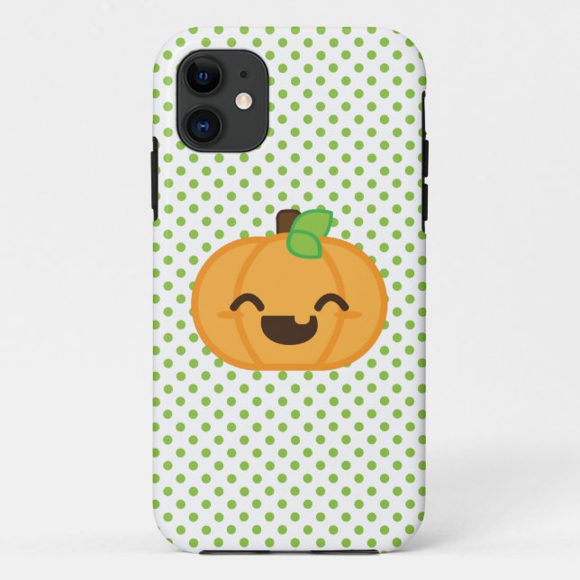 Funda De Case-Mate Para iPhone Estuche para iPhone Kawaii Jack O Lanern Pumpkin (Reverso)
