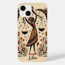 Funda Para iPhone 14 De Case-Mate Estuche para iPhone Libra Celestial Zodiac Art