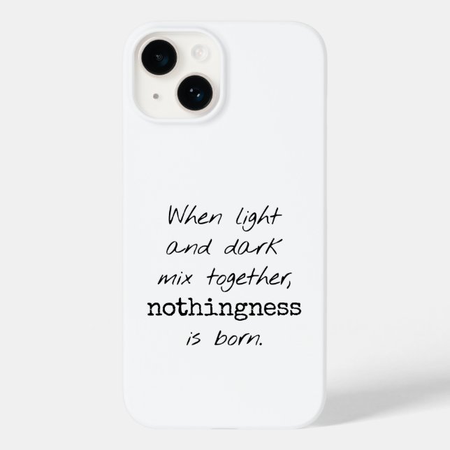 Funda De Case-Mate Para iPhone Estuche para iPhone ligero y oscuro (Reverso )