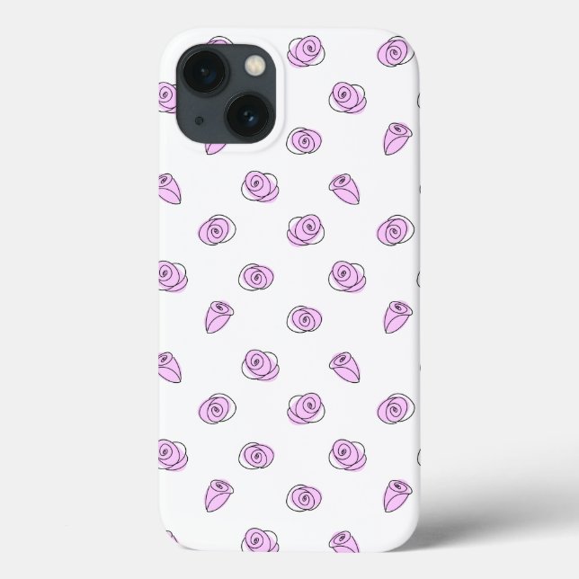 Funda De Case-Mate Para iPhone Estuche para iPhone Lilac Multi rosas (Reverso)