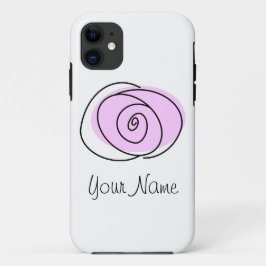 Funda Para iPhone 11 estuche para iPhone Lilac Rosa